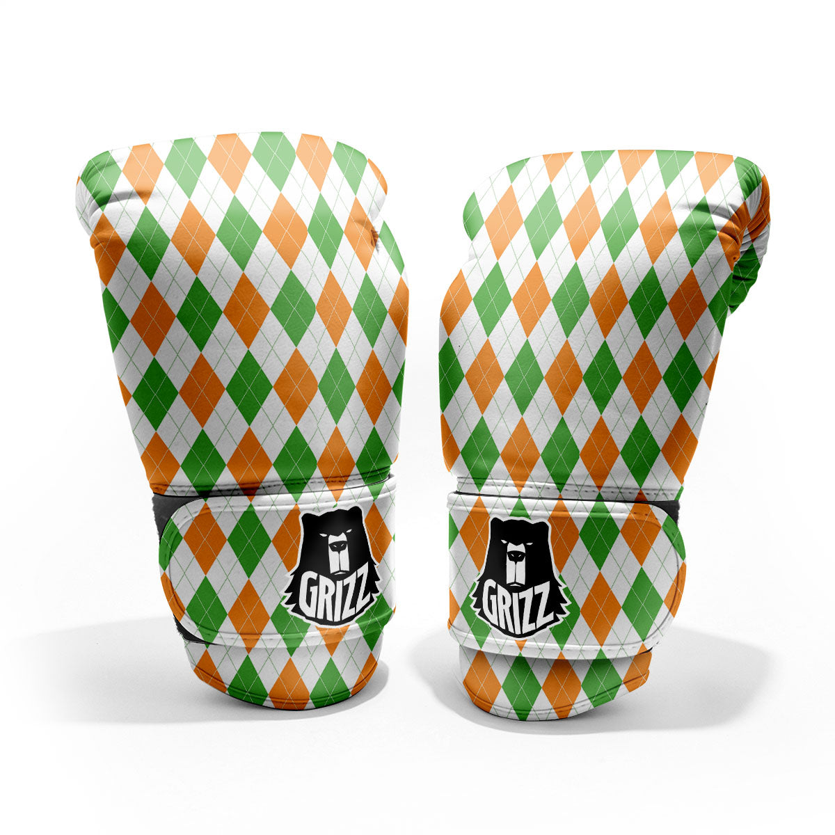 Argyle St Patrick's Day Print Pattern Pro Boxing Glove