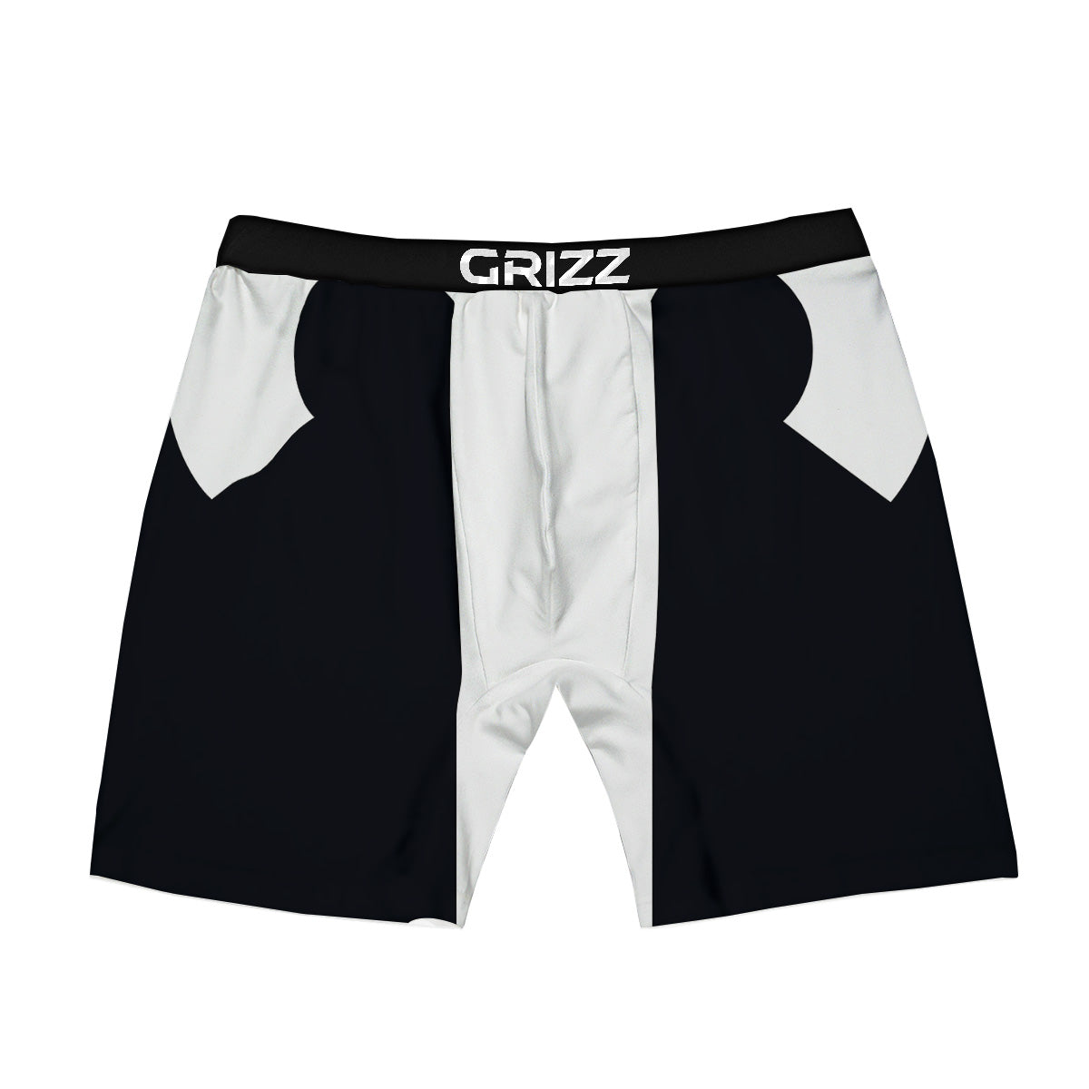 Aries Sign White And Black Print Boxer Briefs-grizzshop