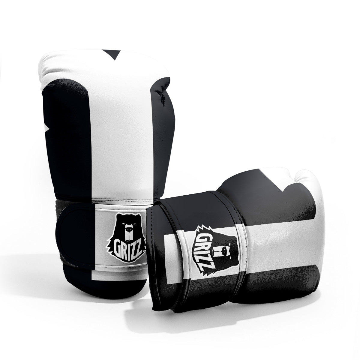 Aries Sign White And Black Print Pro Boxing Glove