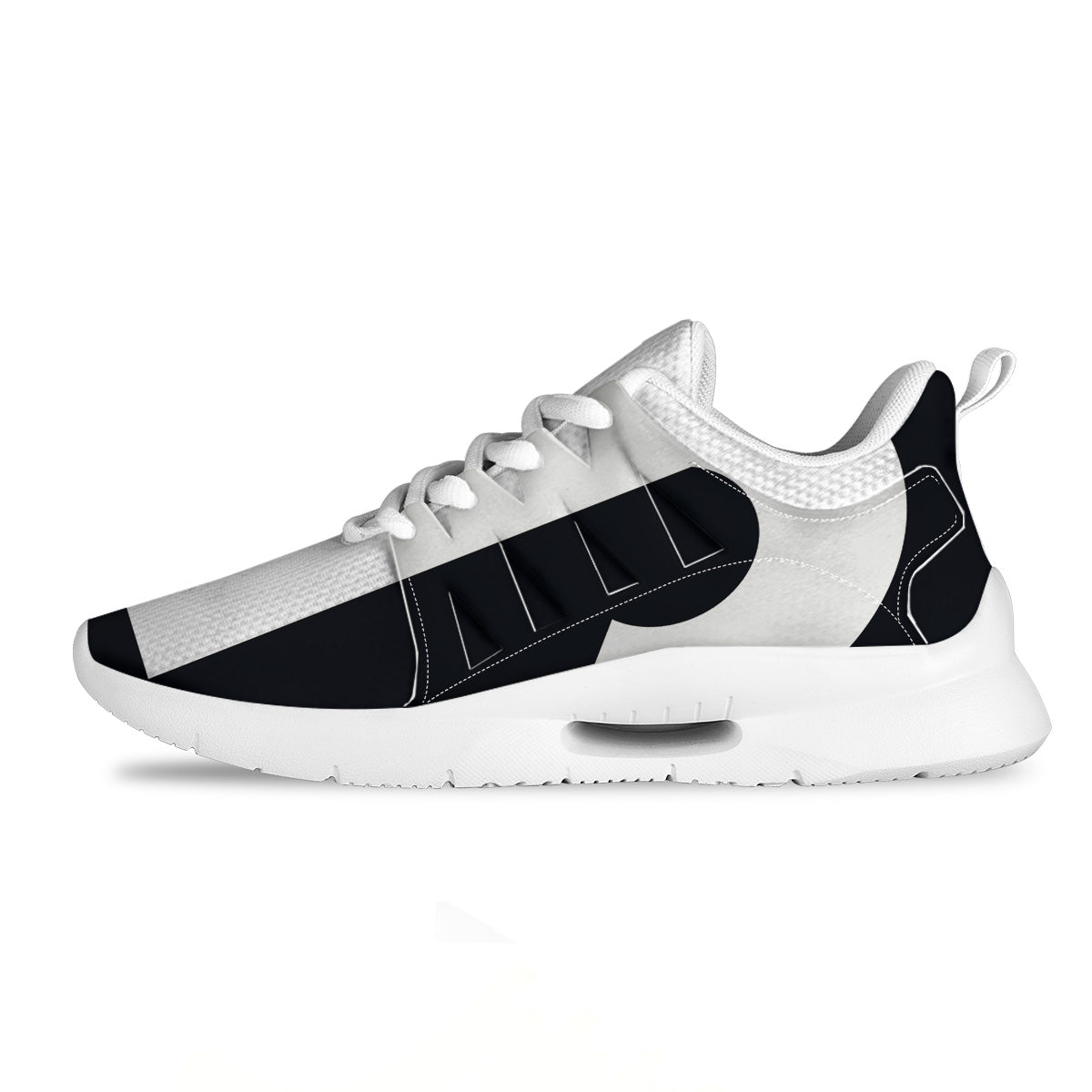 Aries Sign White And Black Print Tennis Shoes-grizzshop