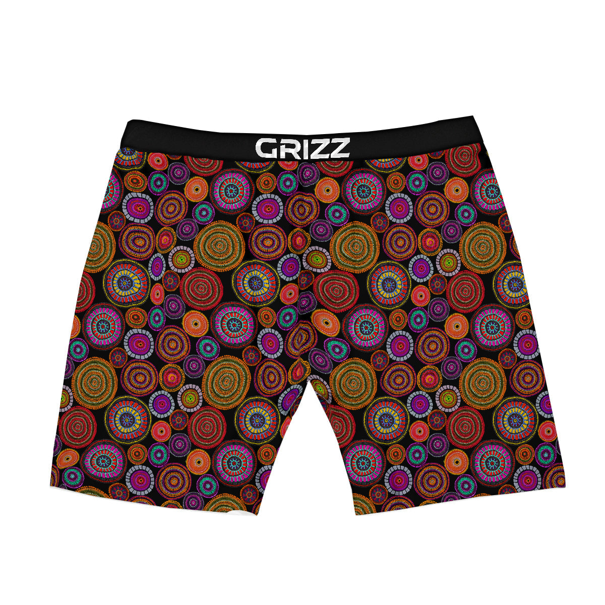 Art Australian Aboriginal Print Pattern Boxer Briefs-grizzshop