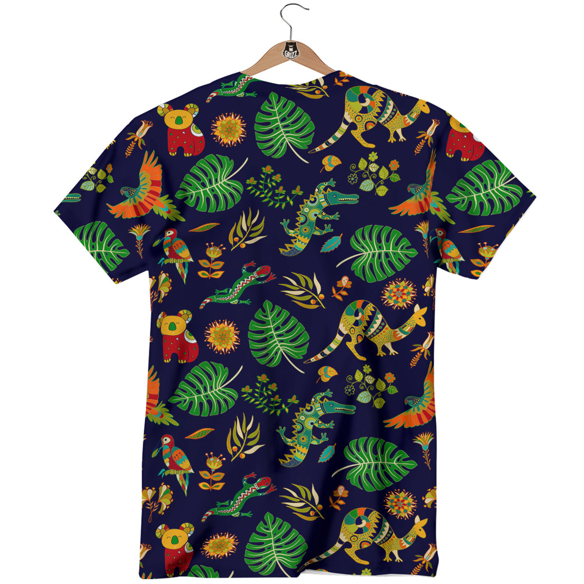 Art Australian Aboriginal Print T-Shirt-grizzshop