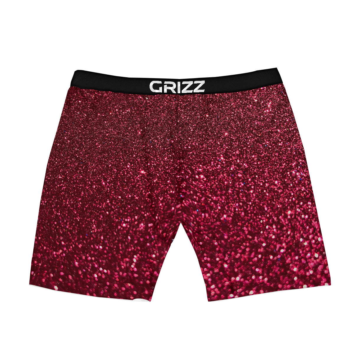 Artwork Burgundy Glitter Print Boxer Briefs-grizzshop
