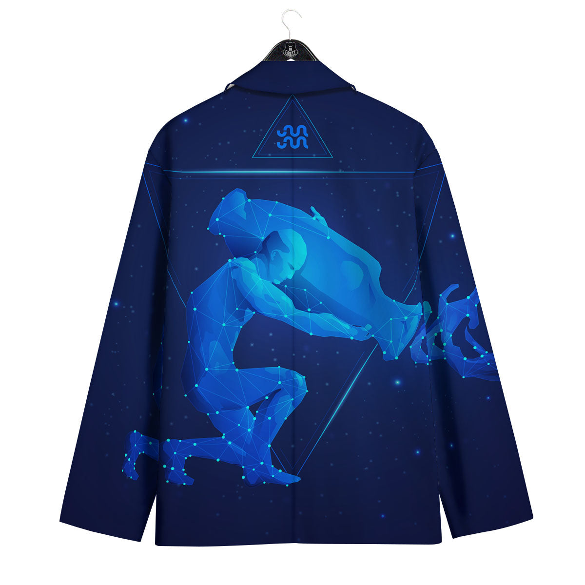Astrological And Aquarius Signs Print Men's Sport Coat-grizzshop