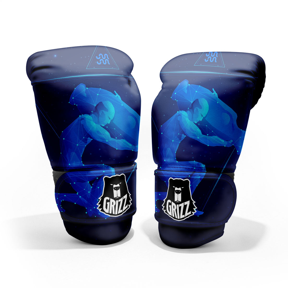 Astrological And Aquarius Signs Print Pro Boxing Glove