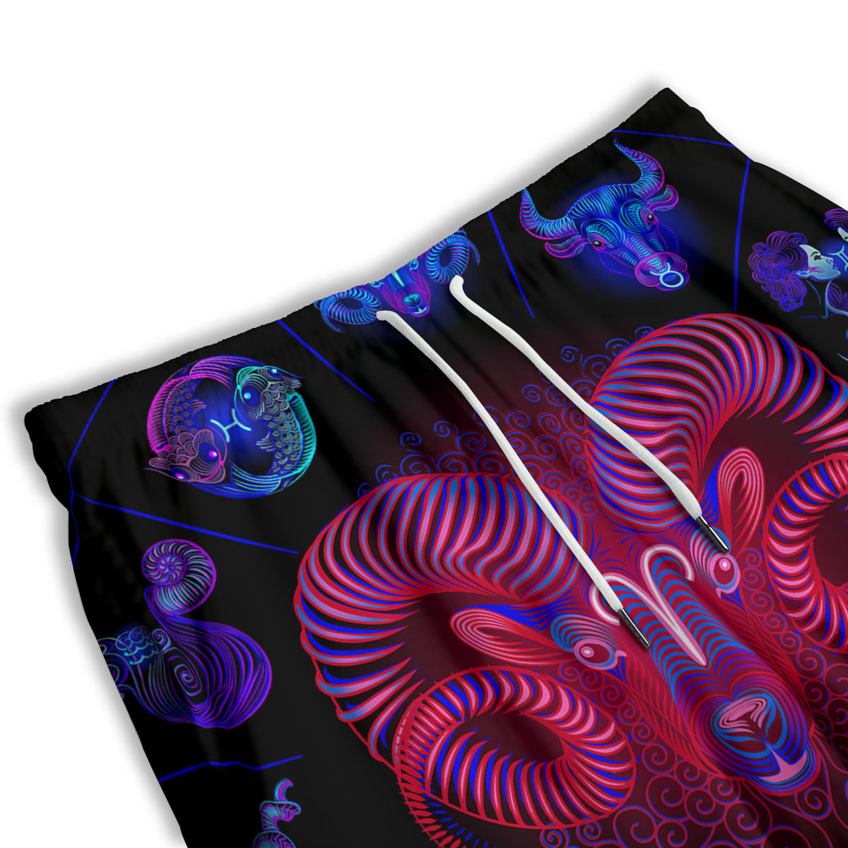 Astrological And Aries Signs Print Men's Athletic Shorts