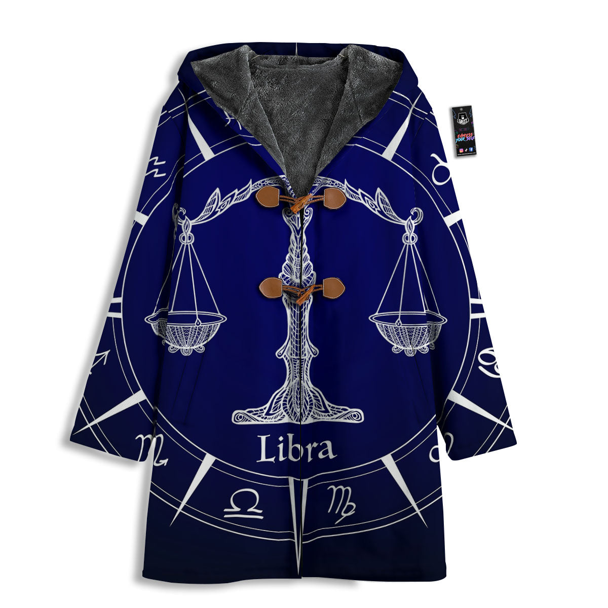 Astrological Libra Signs Libra Print Men's Windbreaker Jacket-grizzshop