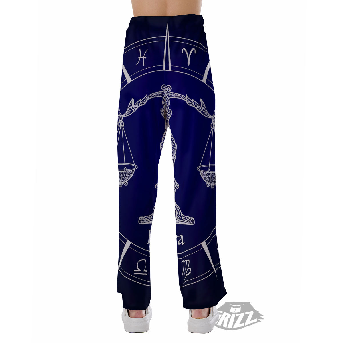 Astrological Libra Signs Libra Print Pajama Pants-grizzshop