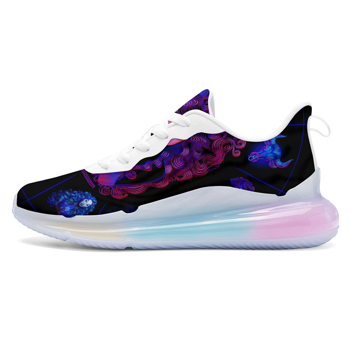 Astrological Signs And Sagittarius Print Running Sneakers-grizzshop