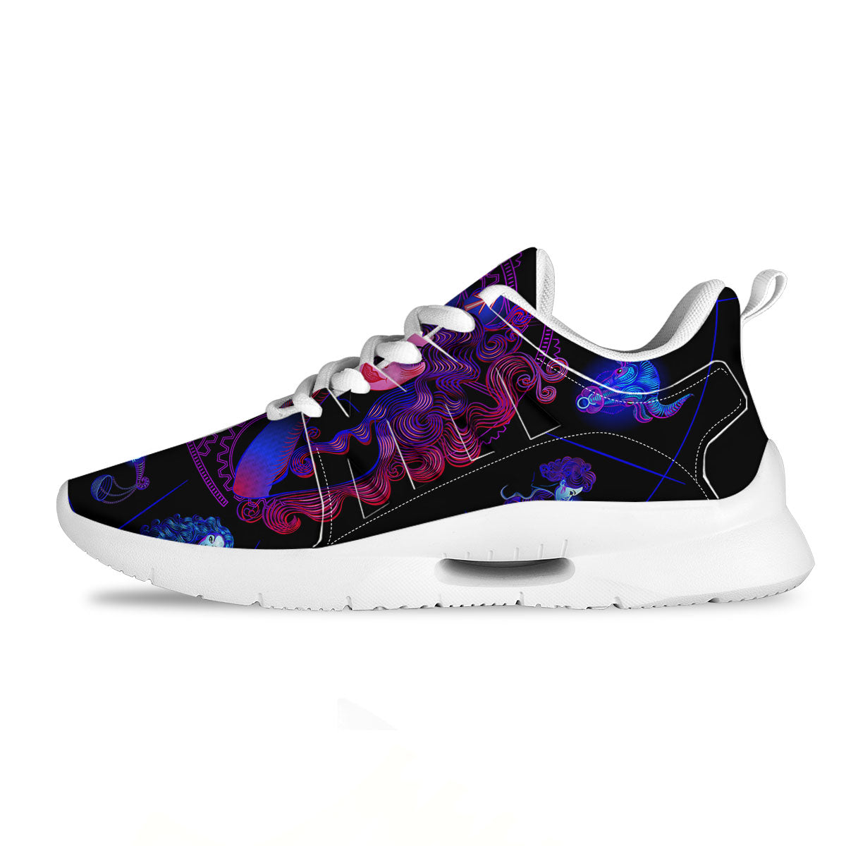 Astrological Signs And Sagittarius Print Tennis Shoes-grizzshop