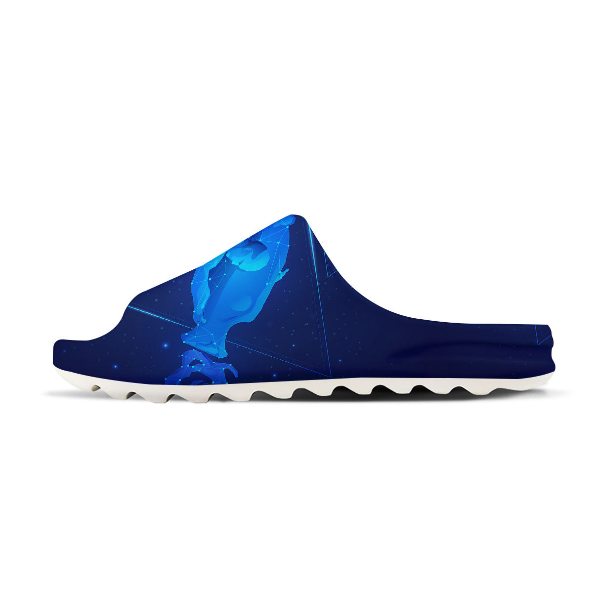 Astrological And Aquarius Signs Print Sandals-grizzshop