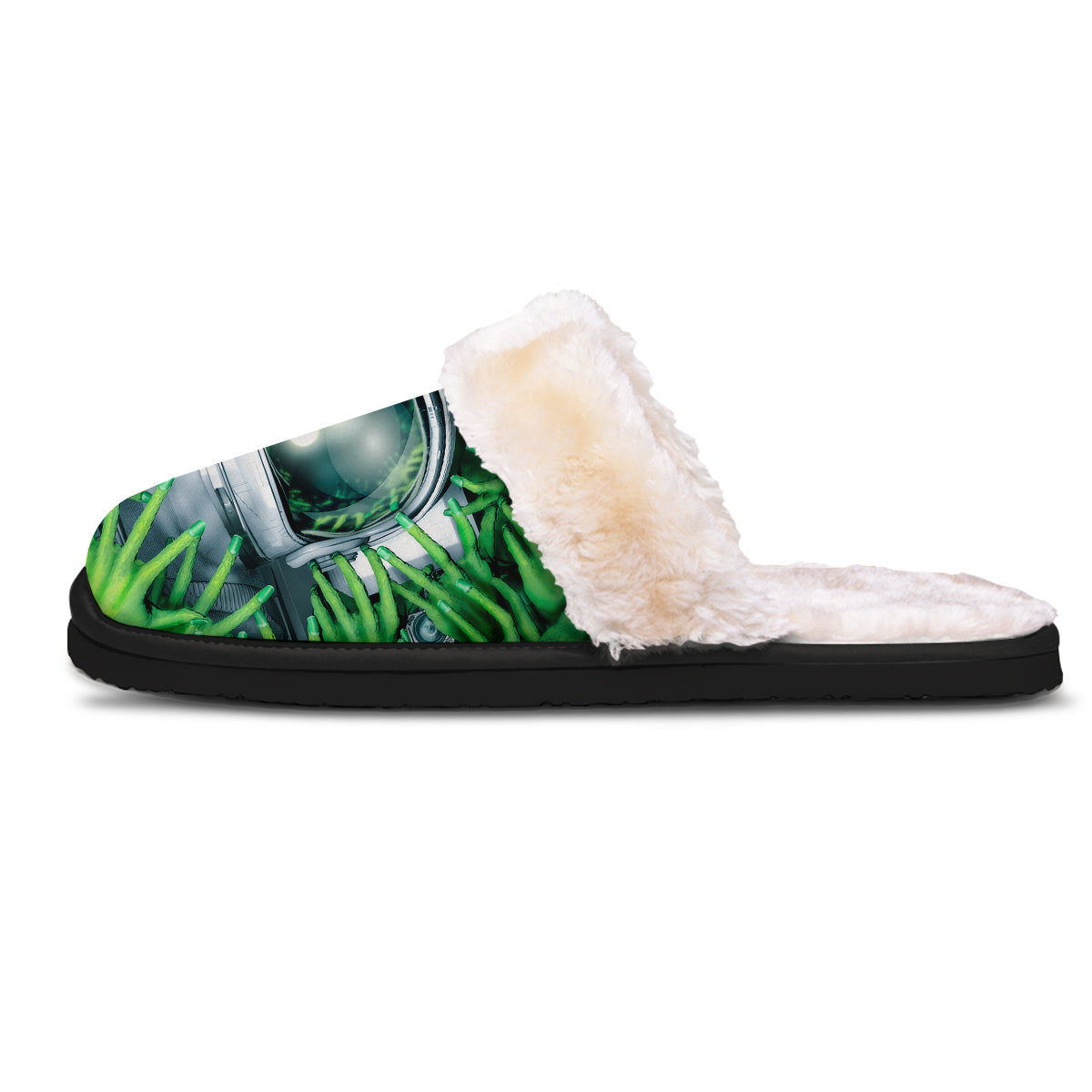 Astronaut And Alien Sci Fi Print Slippers-grizzshop