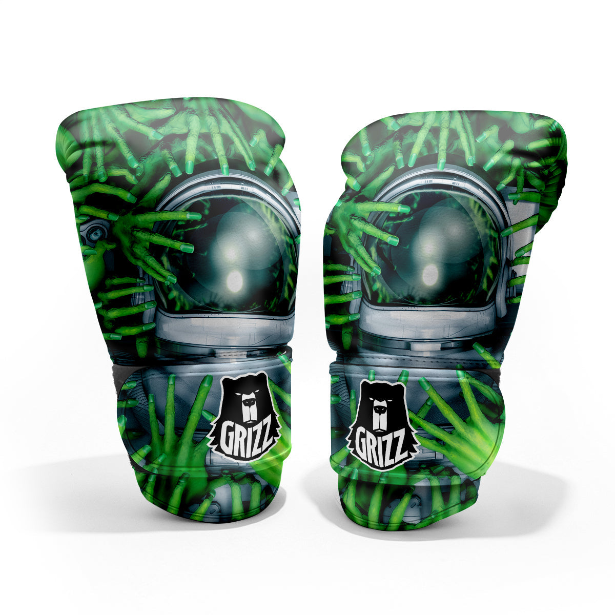 Astronaut And Alien Sci Fi Print Pro Boxing Glove