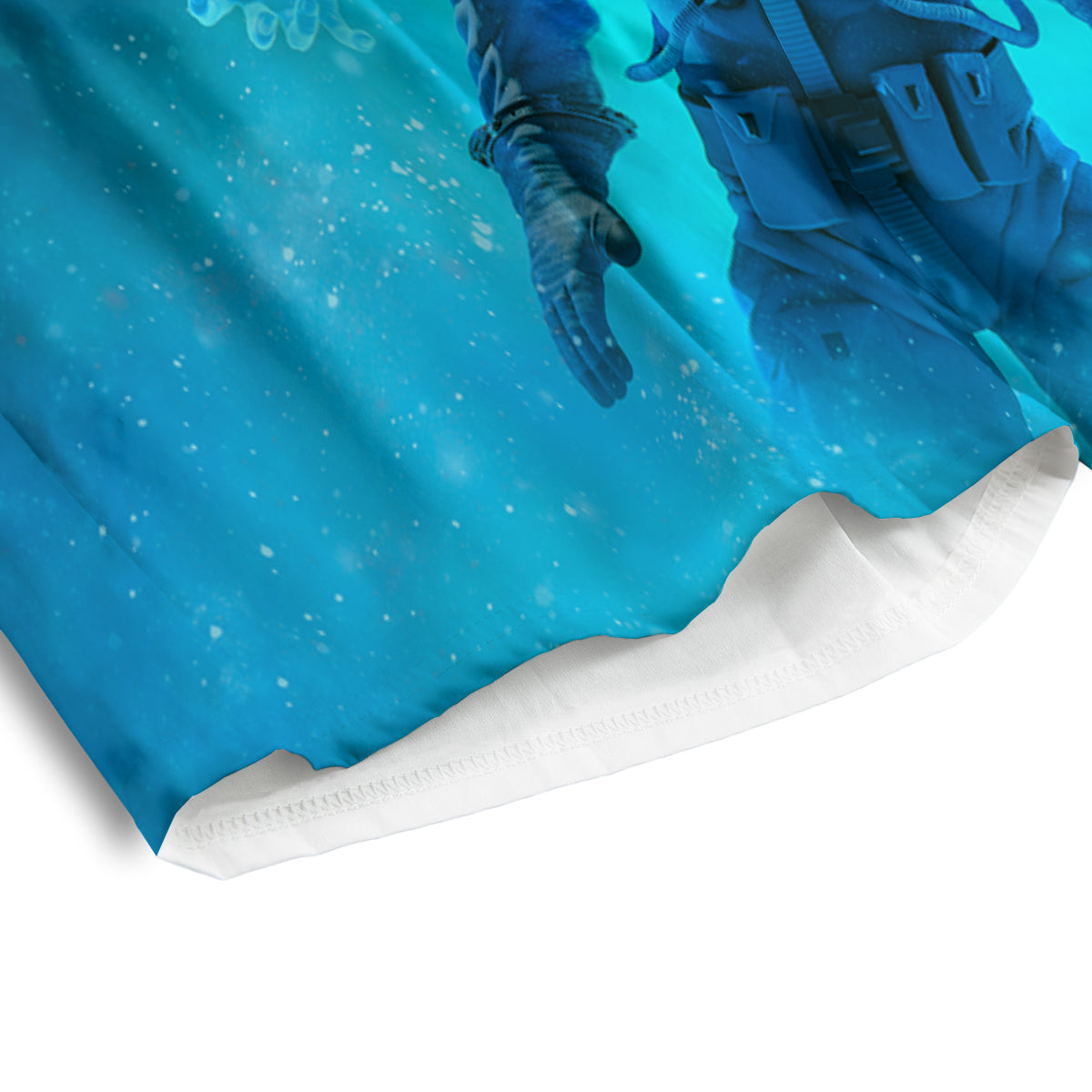 Astronaut And Female Alien Print Men's Athletic Shorts