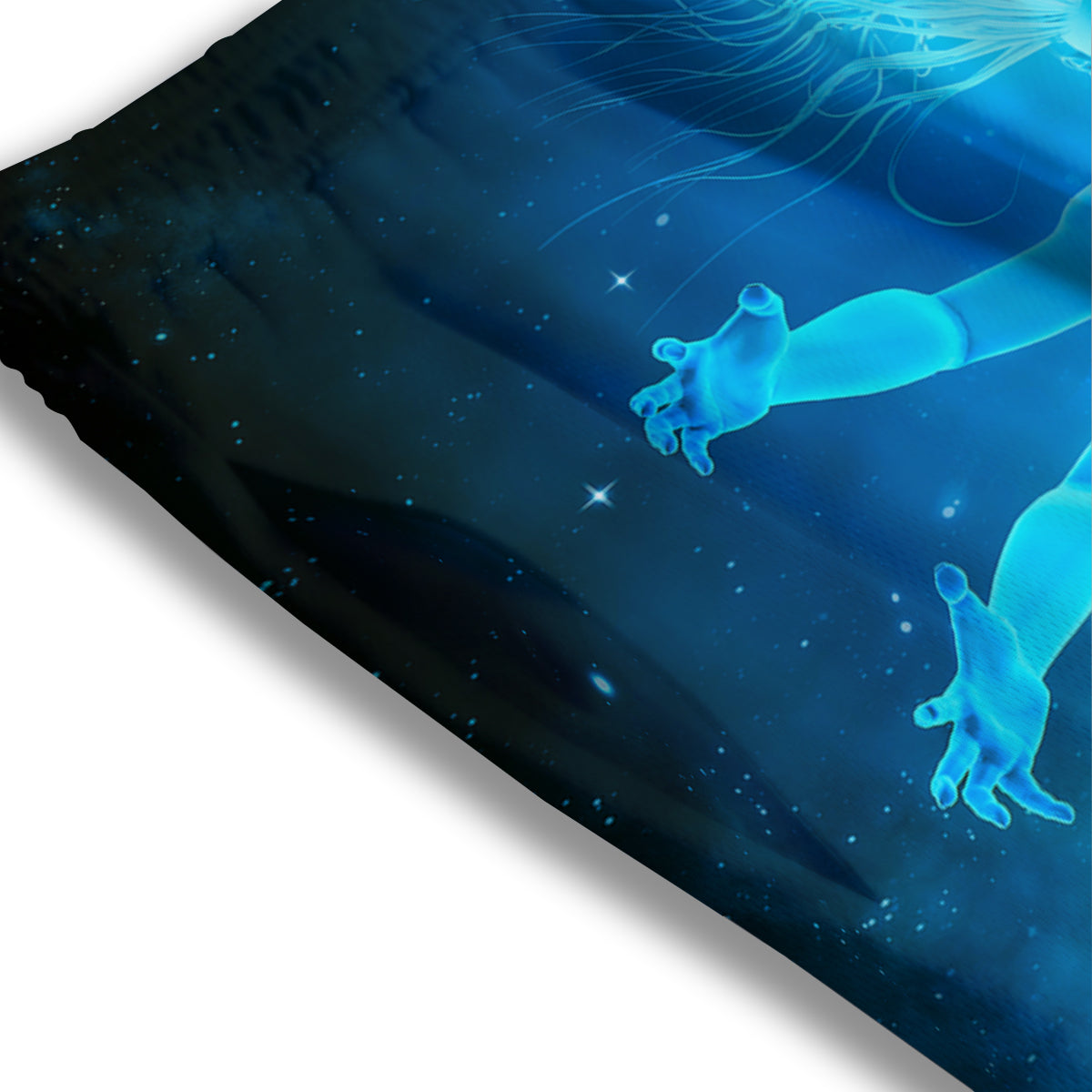 Bull Terrier Green Print Pattern Mesh Shorts