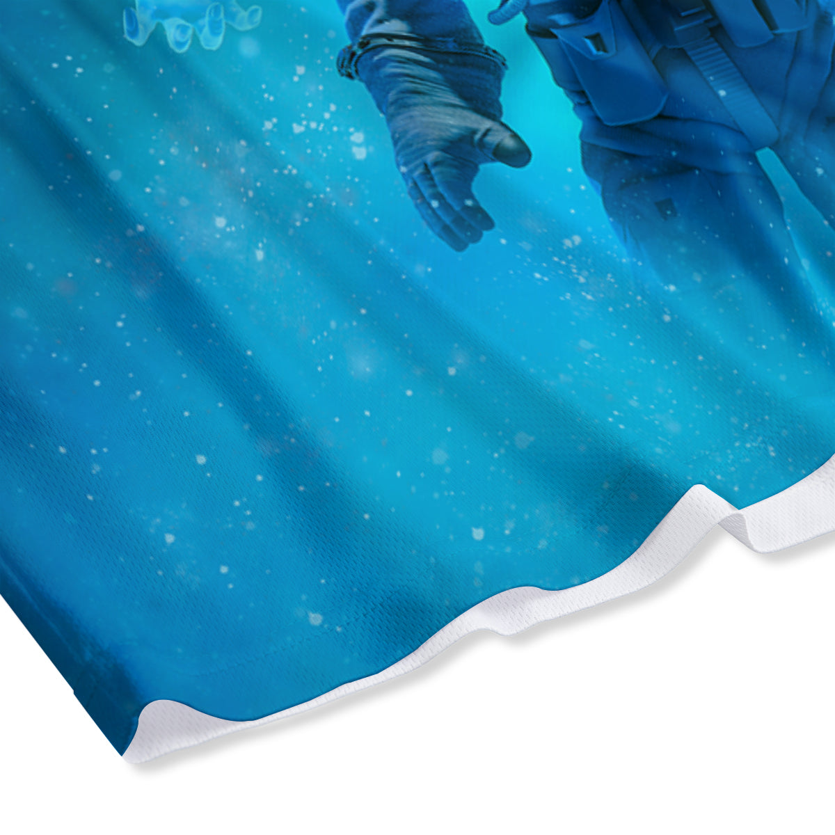 Bull Terrier Green Print Pattern Mesh Shorts