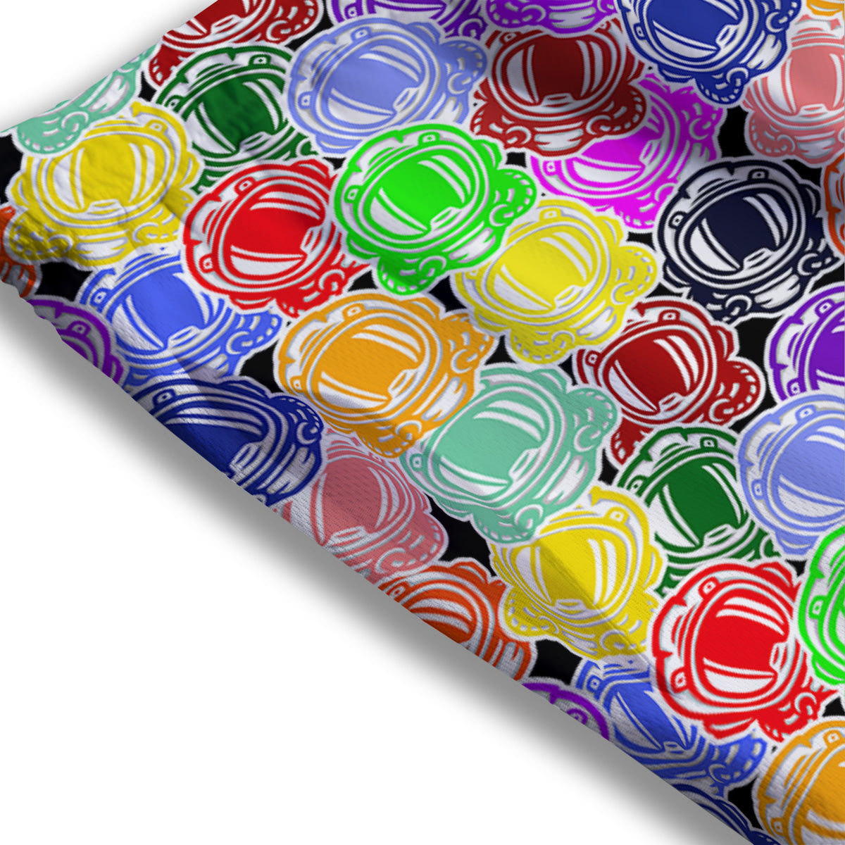 Bullseye Target Grunge Print Mesh Shorts