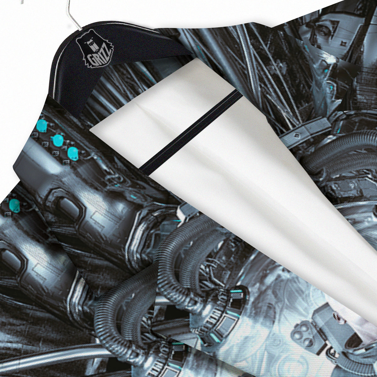 Astronaut In Machine Print Men's Sport Coat-grizzshop