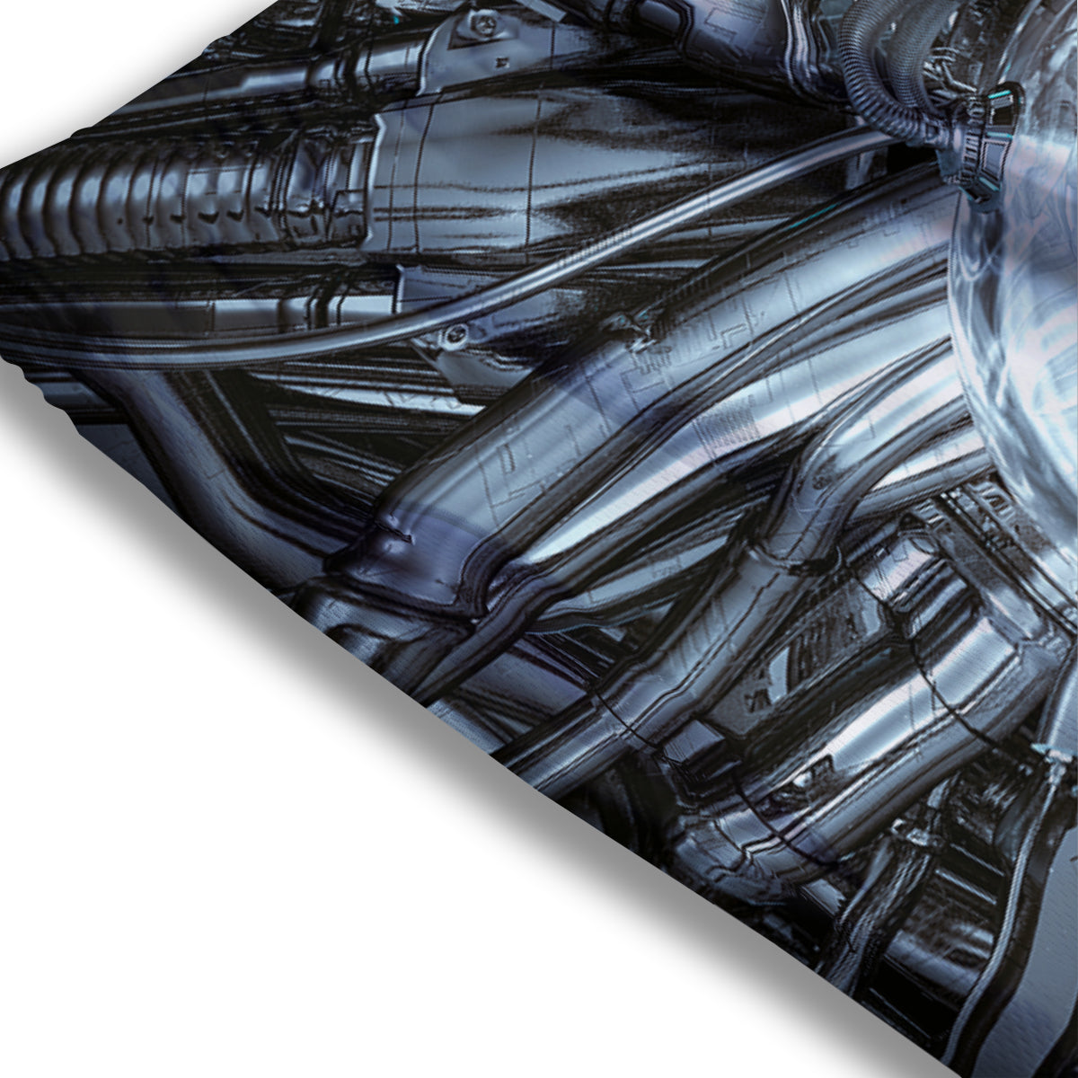 Burning Fire Flame Print Mesh Shorts