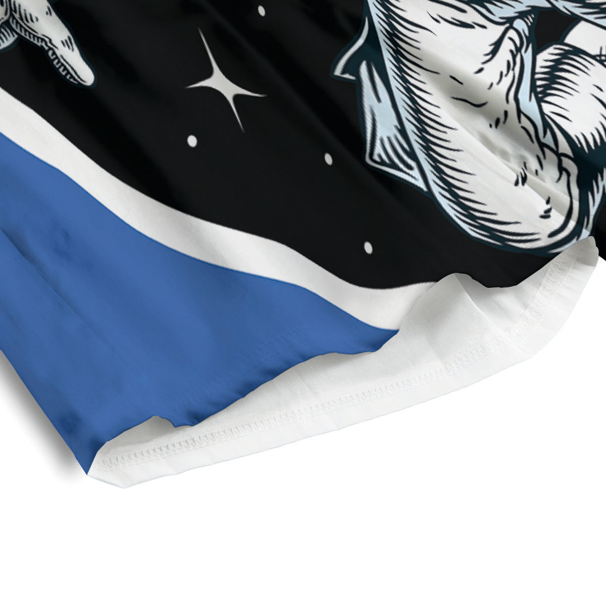 Astronaut In The Space Print Men's Athletic Shorts