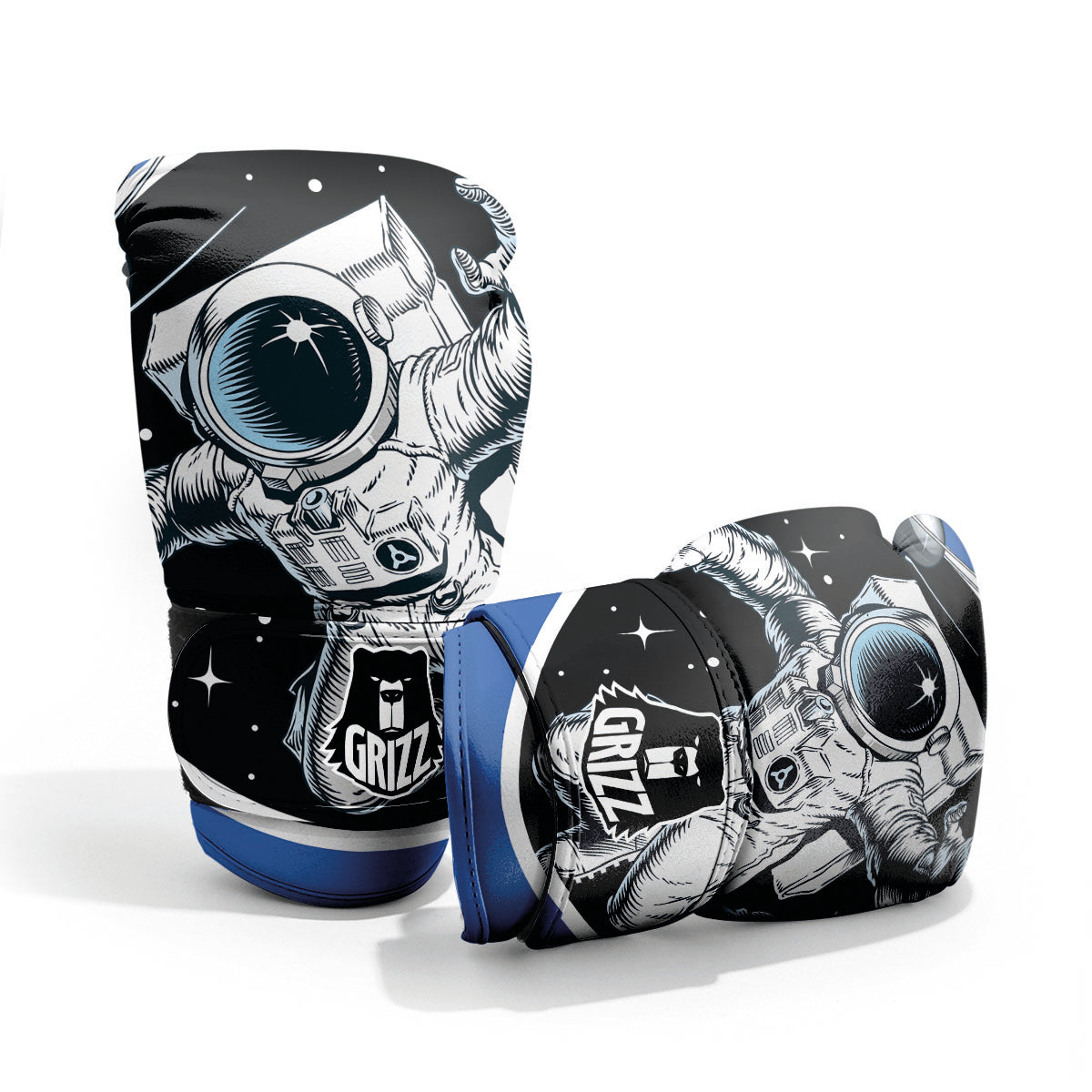 Astronaut In The Space Print Pro Boxing Glove
