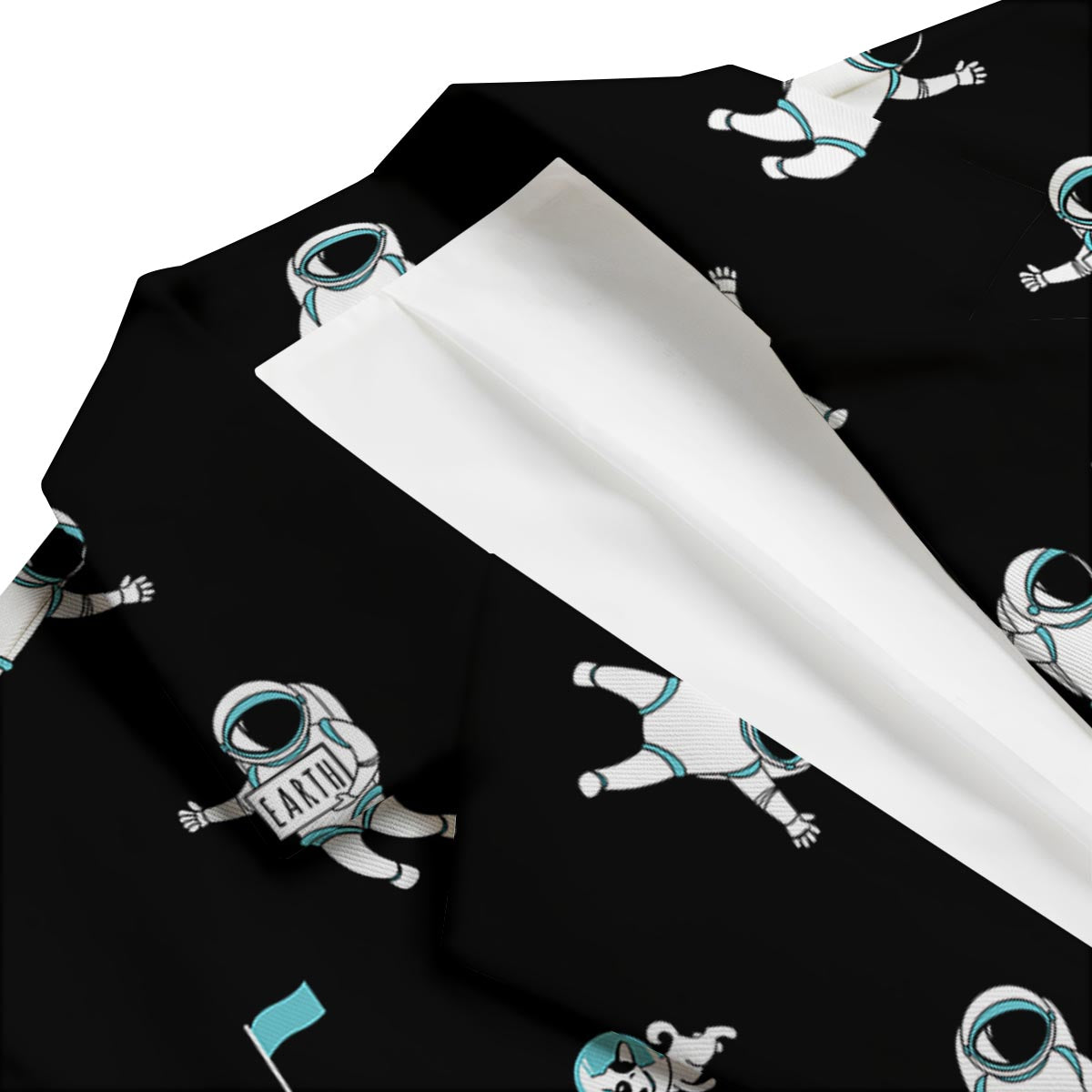 Astronaut Print Pattern Men's Blazer-grizzshop