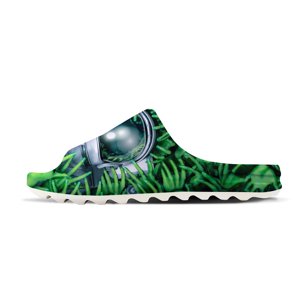 Astronaut And Alien Sci Fi Print Sandals-grizzshop