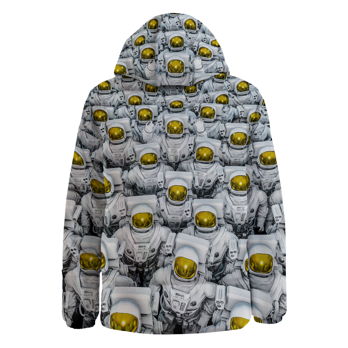 Astronauts Group Print Down Jacket-grizzshop