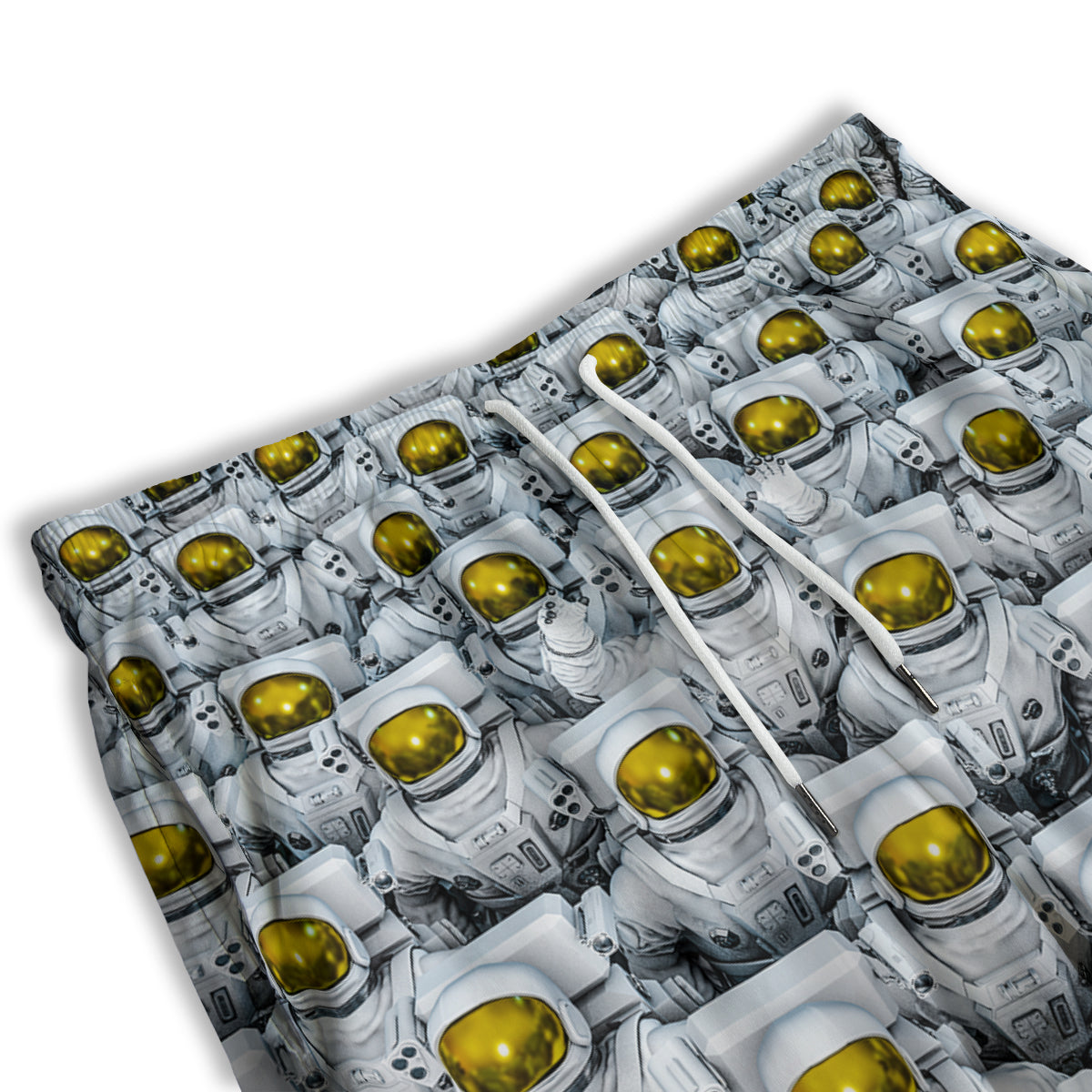 Astronauts Group Print Men's Athletic Shorts