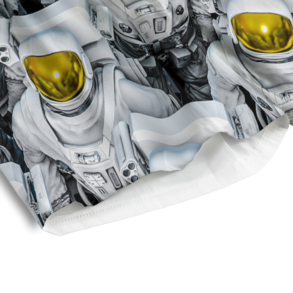 Astronauts Group Print Men's Athletic Shorts