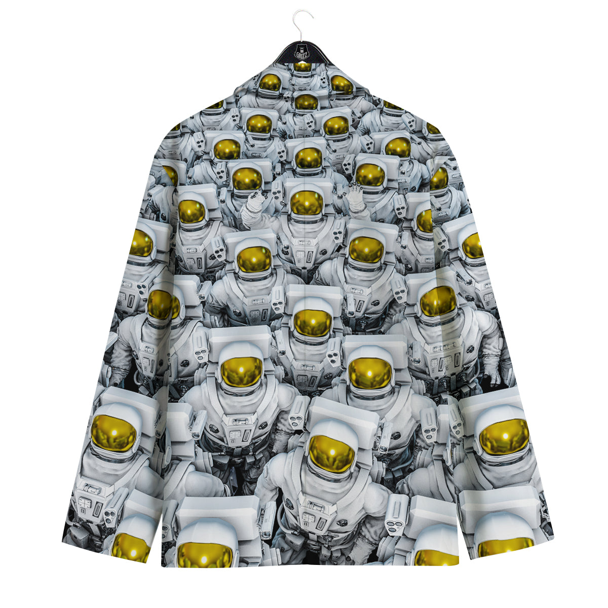 Astronauts Group Print Men's Sport Coat-grizzshop