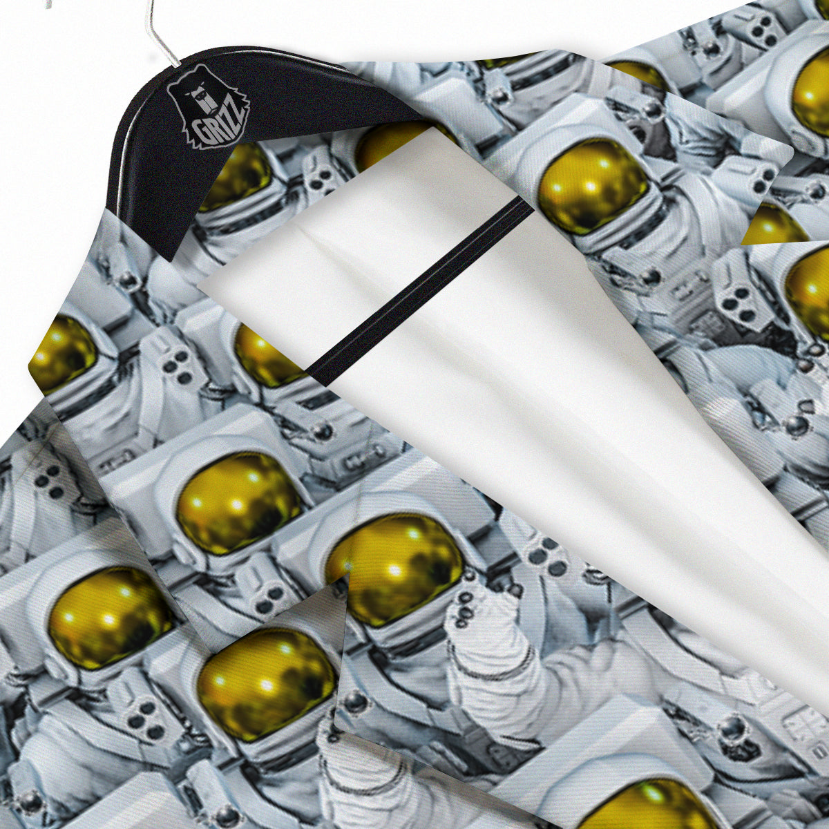 Astronauts Group Print Men's Sport Coat-grizzshop