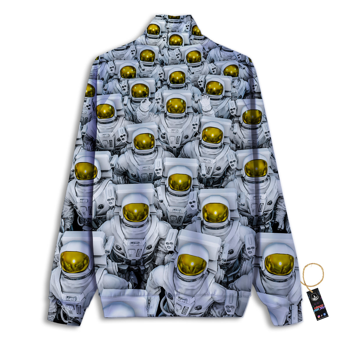 Astronauts Group Print Track Jacket-grizzshop
