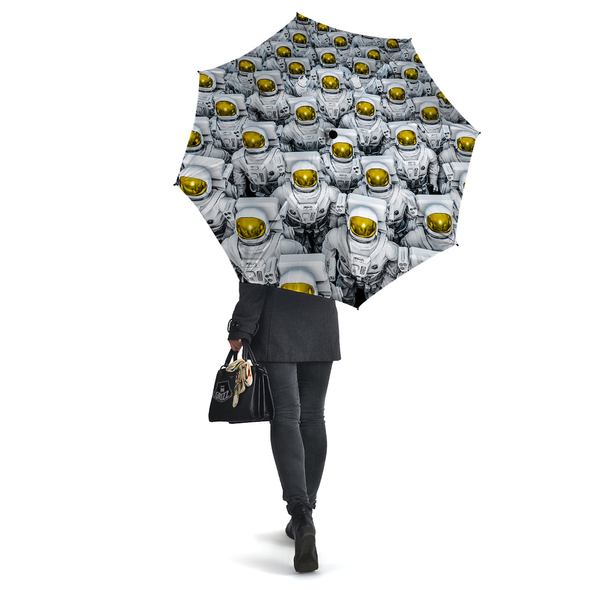 Astronauts Group Print Umbrella-grizzshop