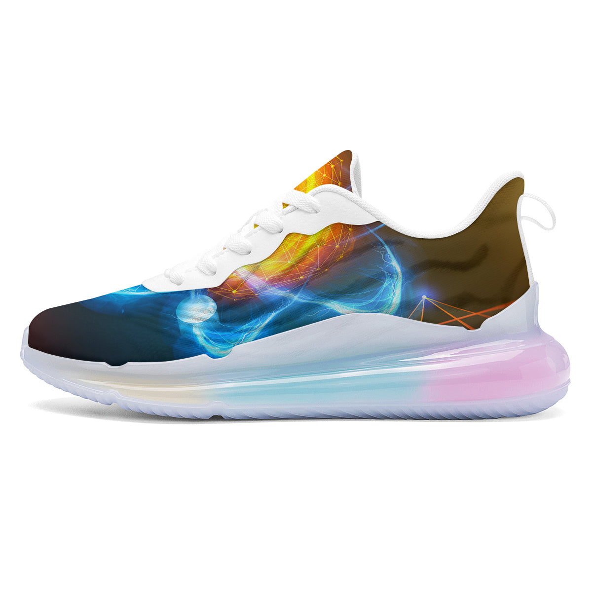 Atomic Structure Print Running Sneakers-grizzshop