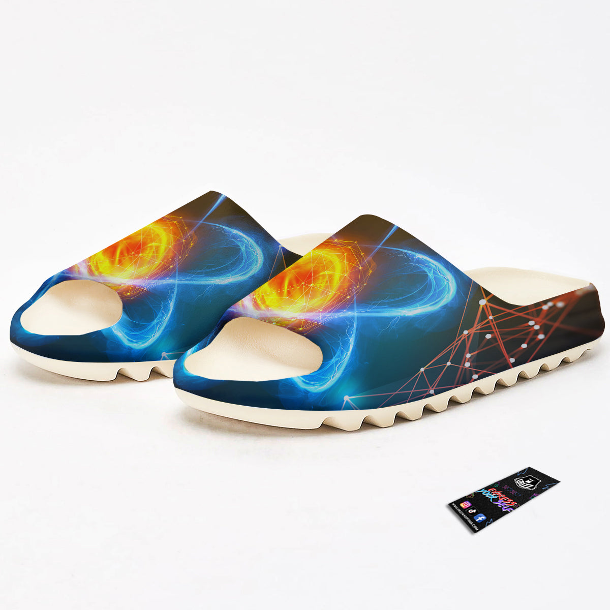 Atomic Structure Print Sandals-grizzshop