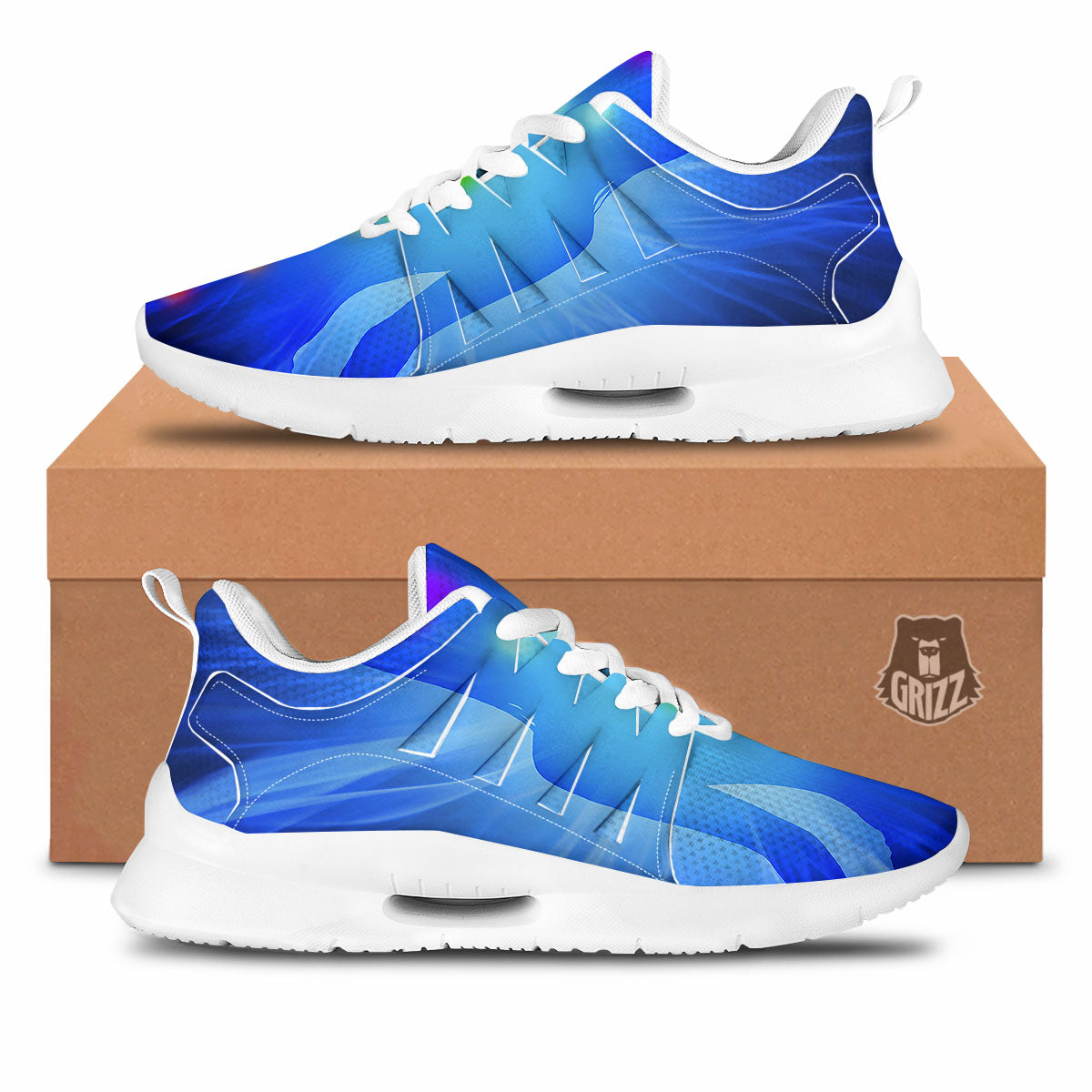 Aura Seven Chakras Print Tennis Shoes-grizzshop