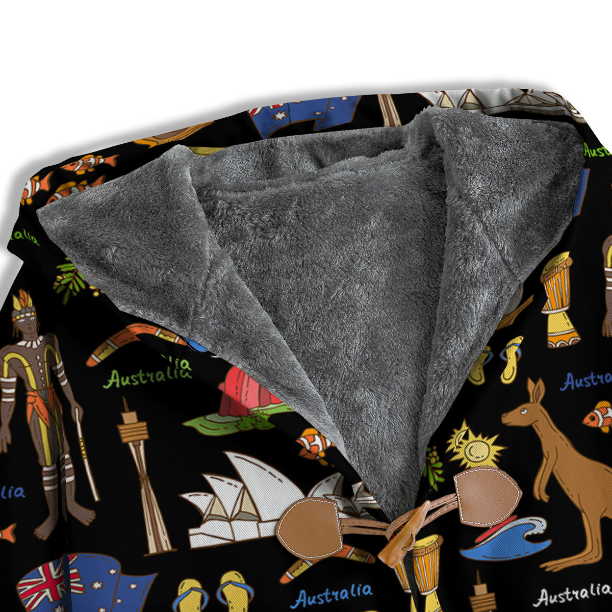 Australia Theme Print Pattern Men's Windbreaker Jacket-grizzshop