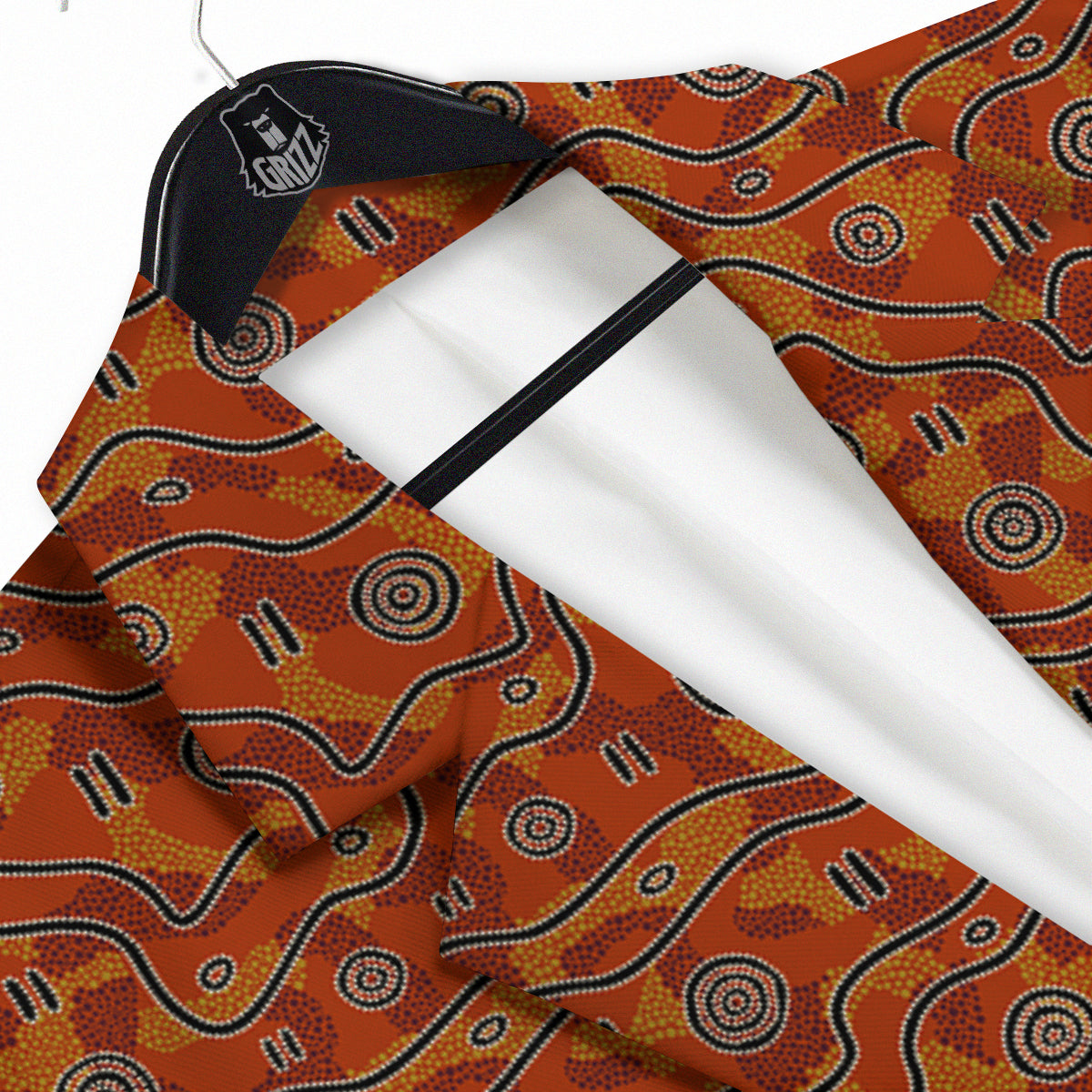 Australian Aboriginal Print Pattern Men's Sport Coat-grizzshop