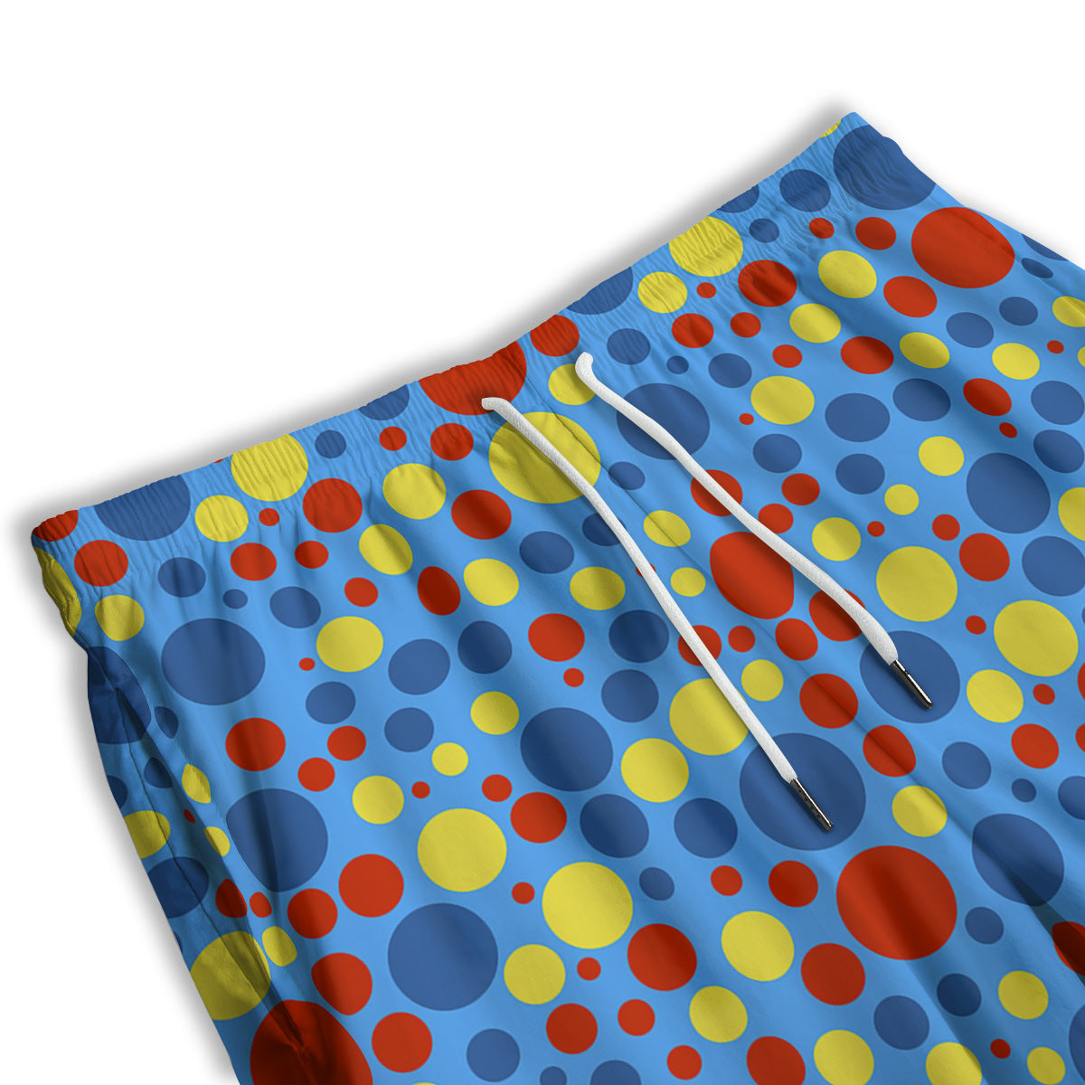 Autism Awareness Dots Color Print Pattern Men's Athletic Shorts