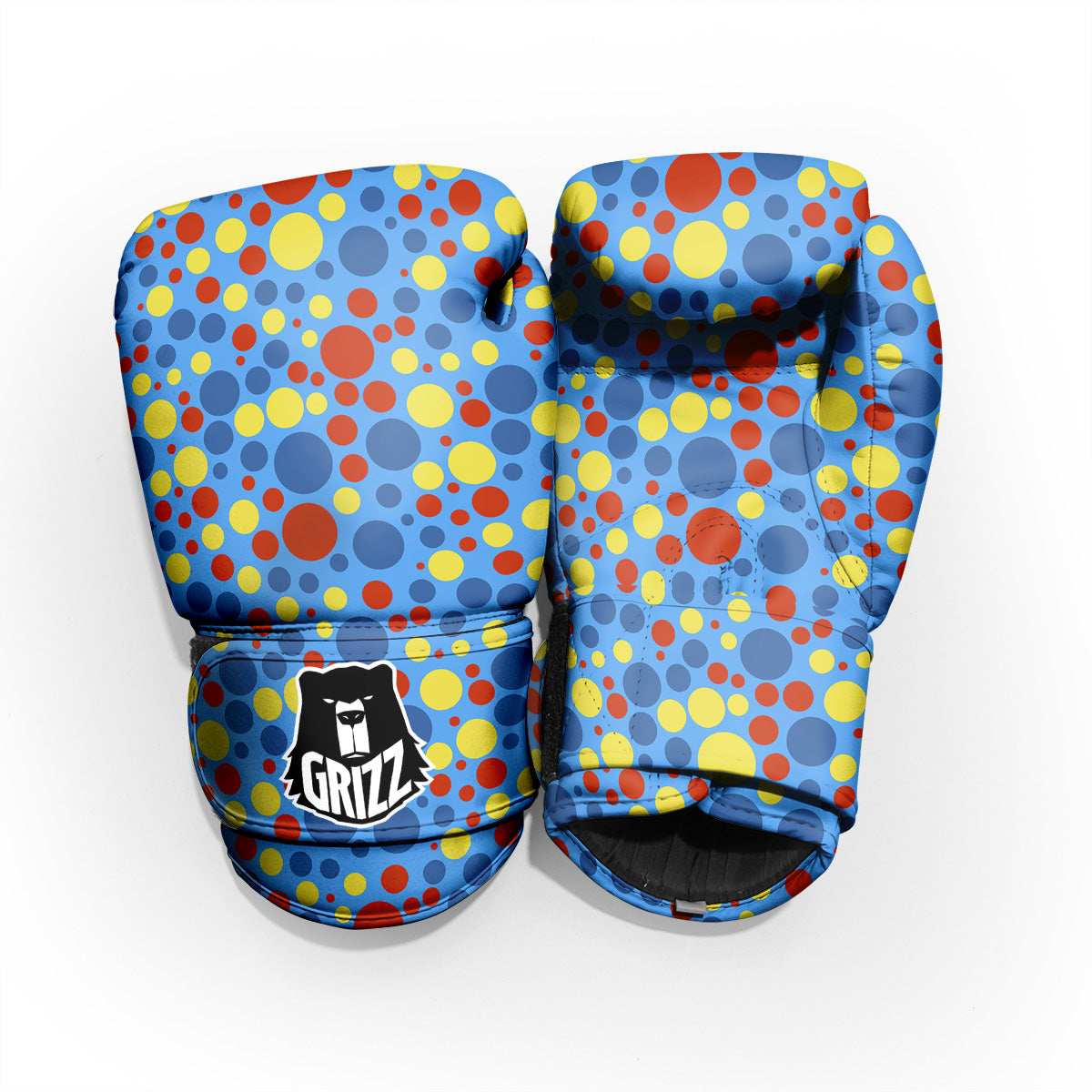 Autism Awareness Dots Color Print Pattern Pro Boxing Glove