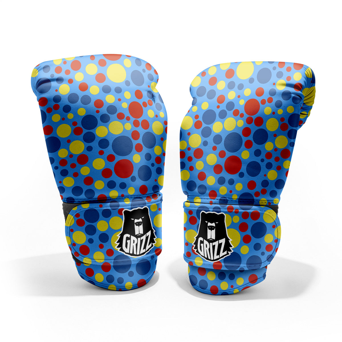 Autism Awareness Dots Color Print Pattern Pro Boxing Glove