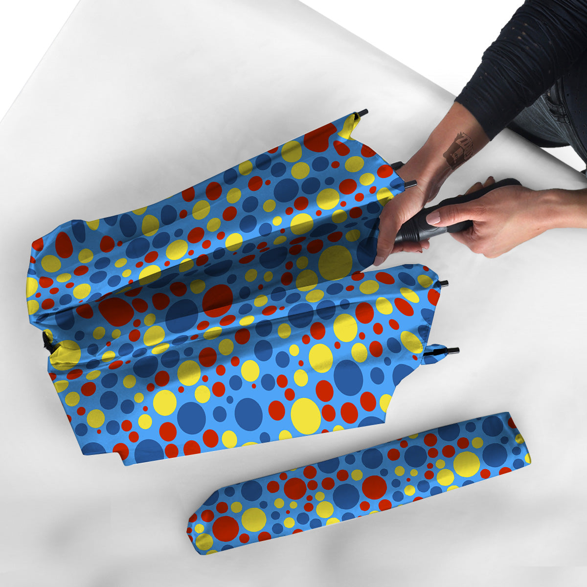 Autism Awareness Dots Color Print Pattern Umbrella-grizzshop