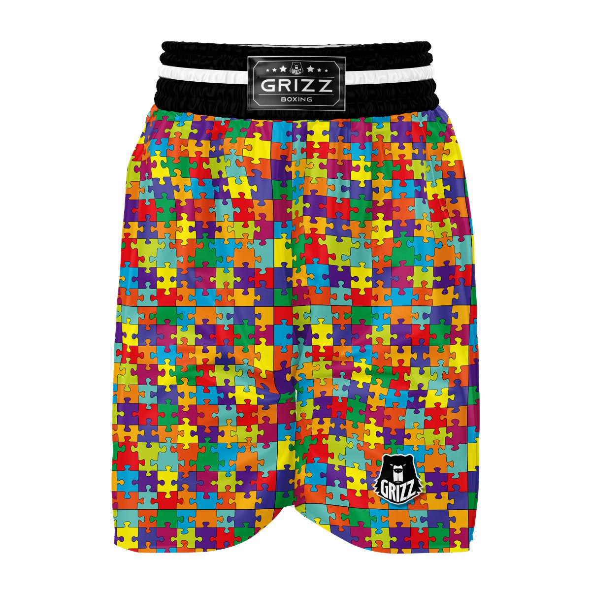 Autism Awareness Merchandise Boxing Shorts-grizzshop