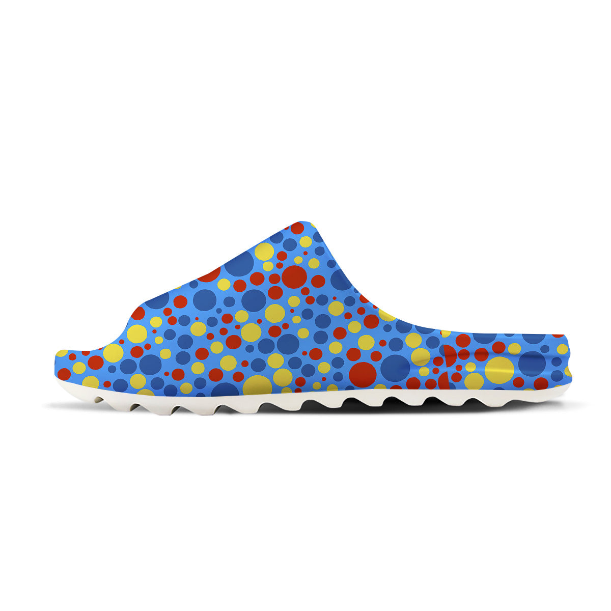 Autism Awareness Dots Color Print Pattern Sandals-grizzshop