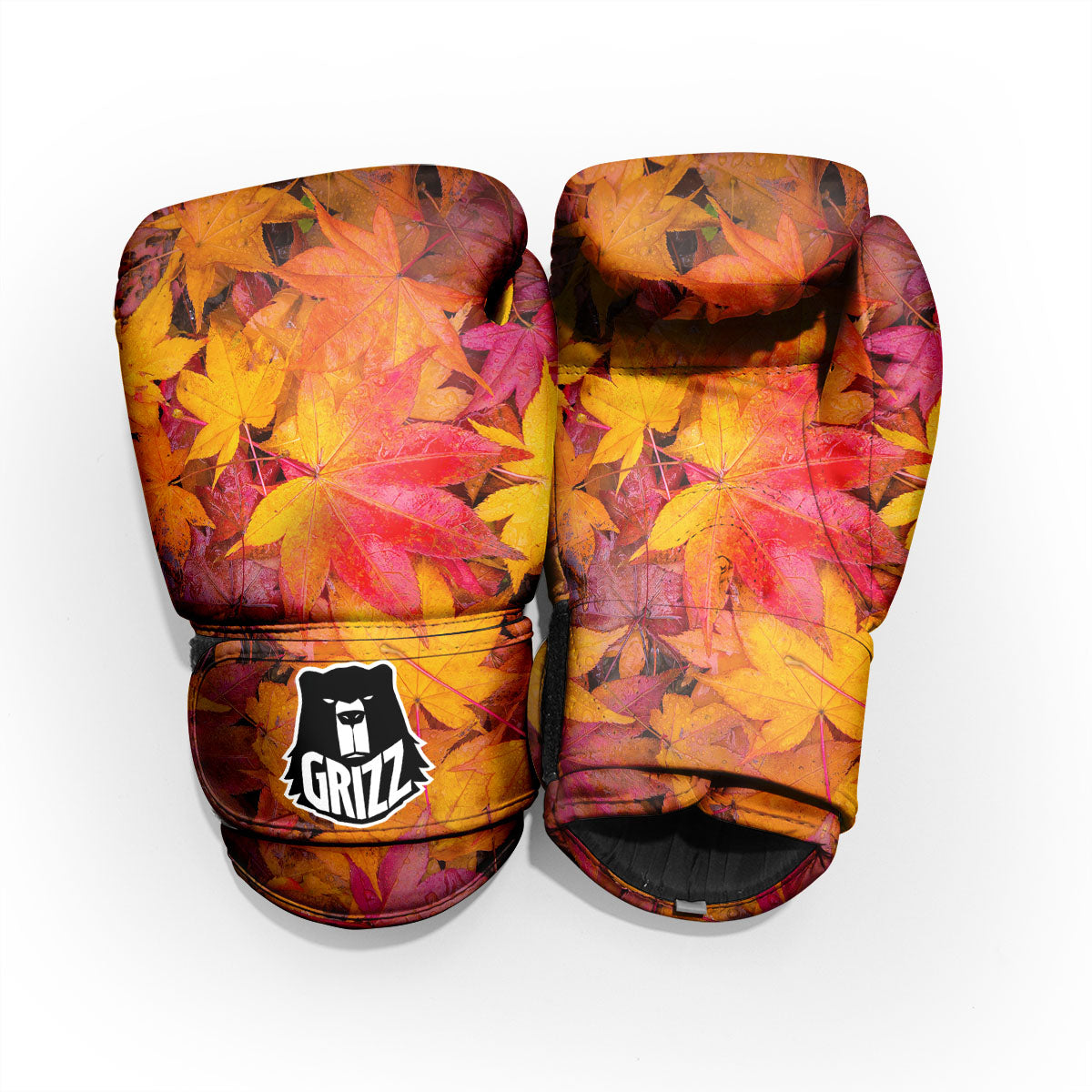 Autumn Leaves Print Pro Boxing Glove