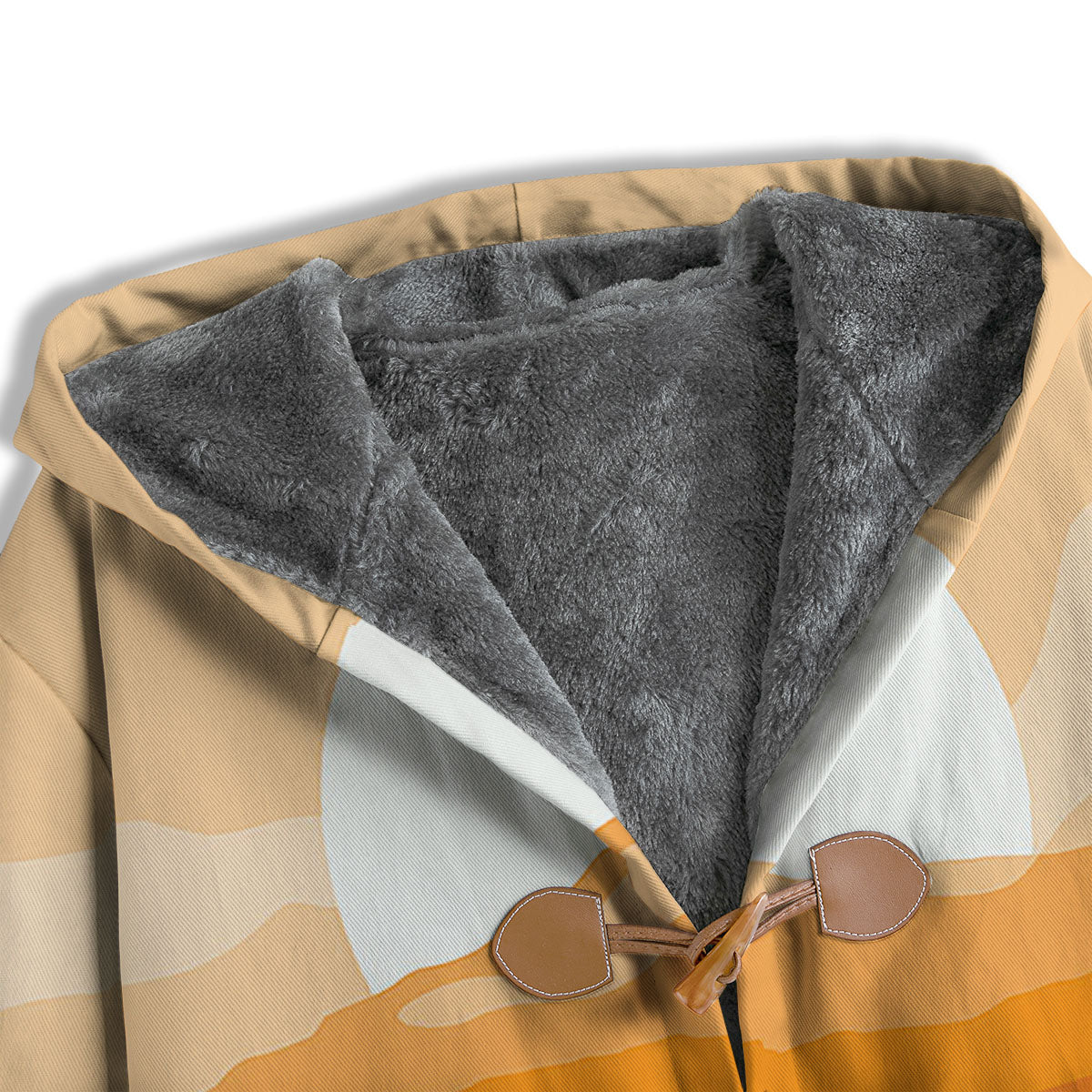 Autumn Mountains Sunset Print Men's Windbreaker Jacket-grizzshop