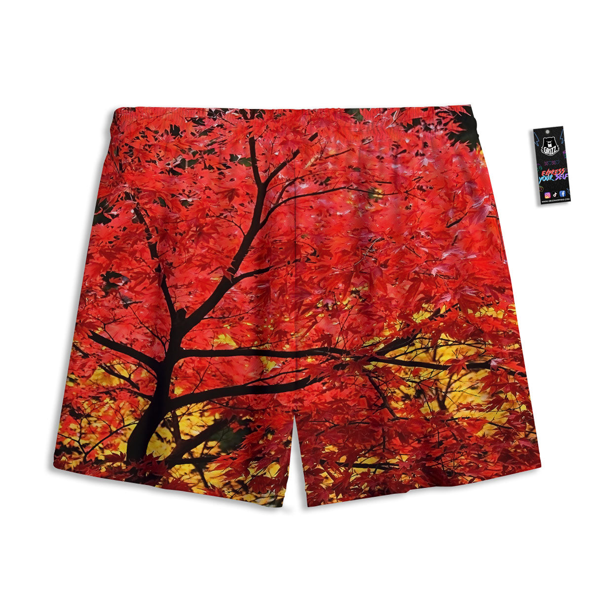 Border Tartan White And Grey Print Mesh Shorts