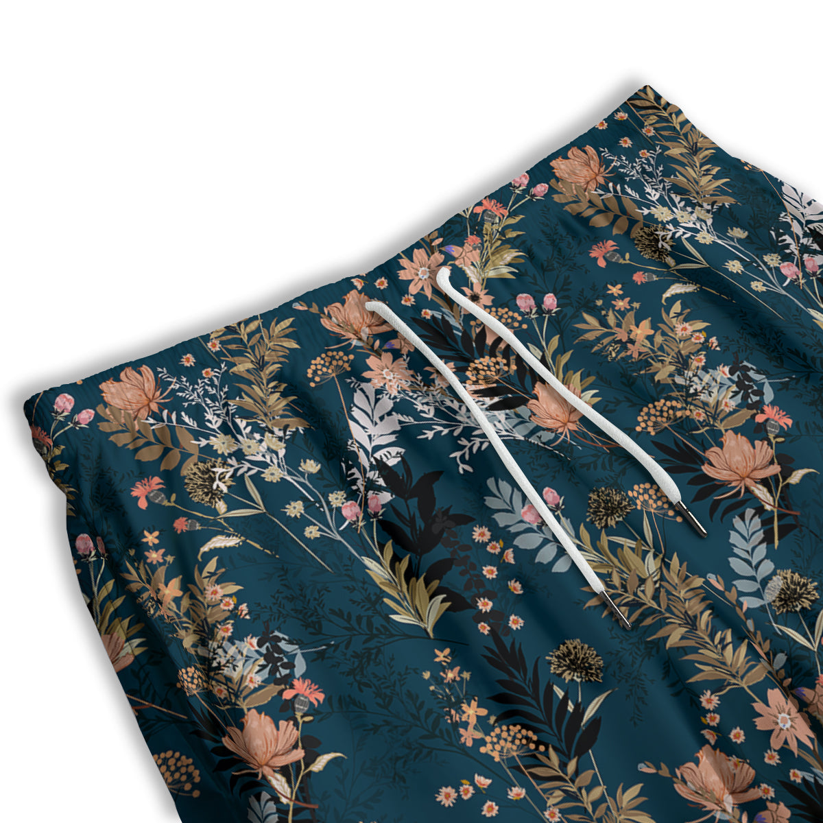 Autumn Vintage Print Pattern Men's Athletic Shorts