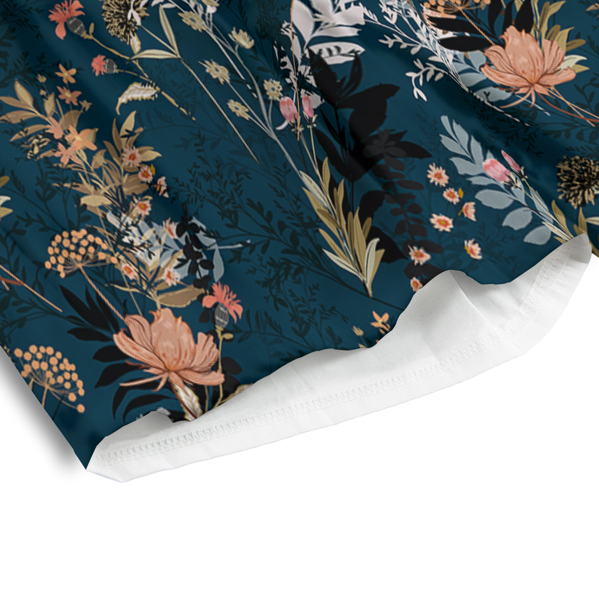 Autumn Vintage Print Pattern Men's Athletic Shorts